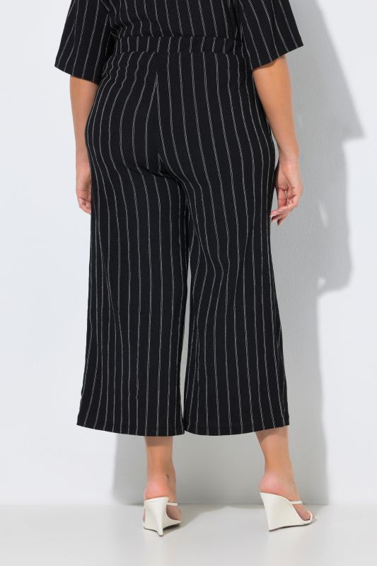 Pinstripe Wide Leg Pants