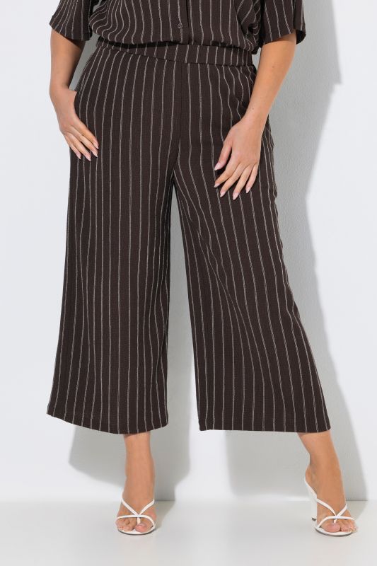 Pinstripe Wide Leg Pants