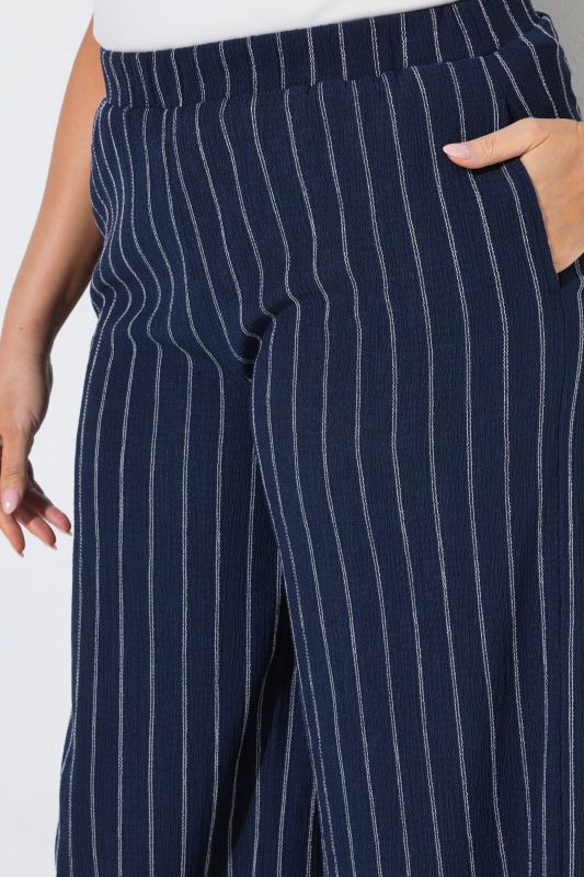 Pinstripe Wide Leg Pants