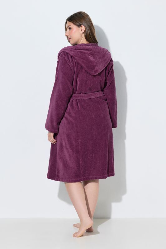 Terry Cloth Belted Bathrobe