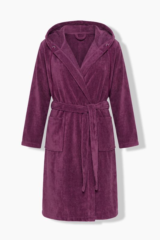 Terry Cloth Belted Bathrobe