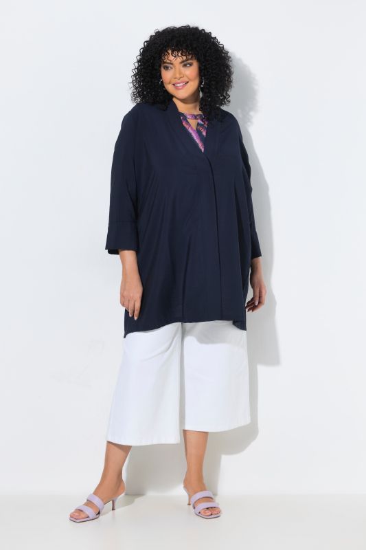 Oversized V-Neck Snap Close Cardigan