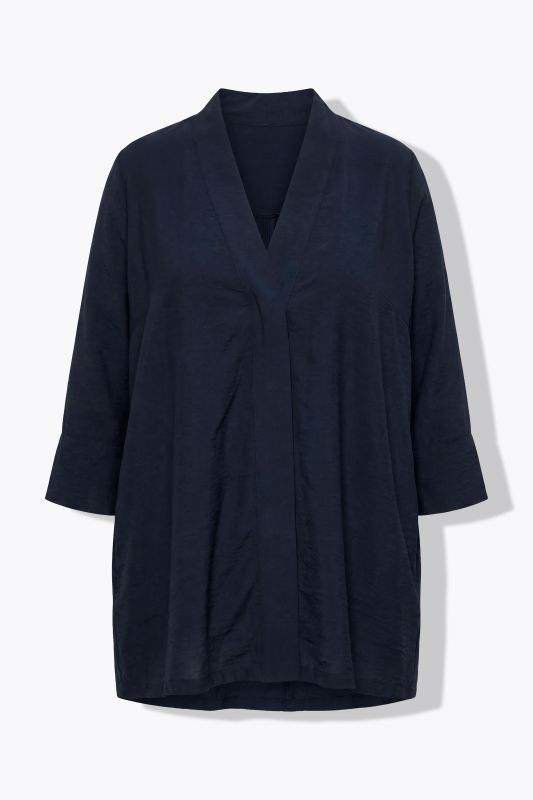 Oversized V-Neck Snap Close Cardigan
