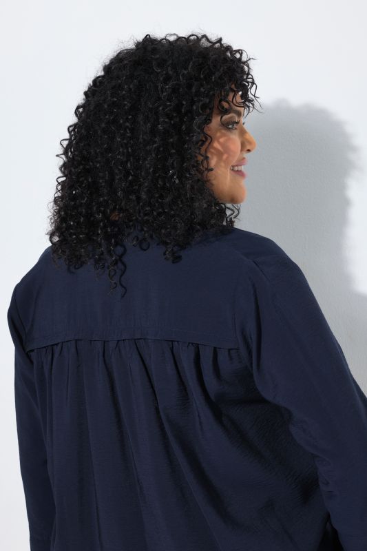 Oversized V-Neck Snap Close Cardigan