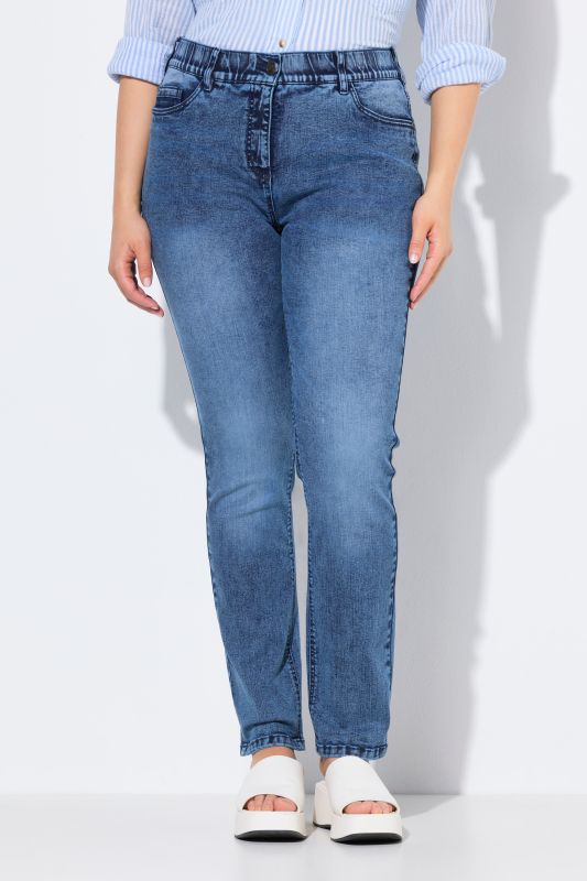 Vintage Wash Stretch Fit Jeans