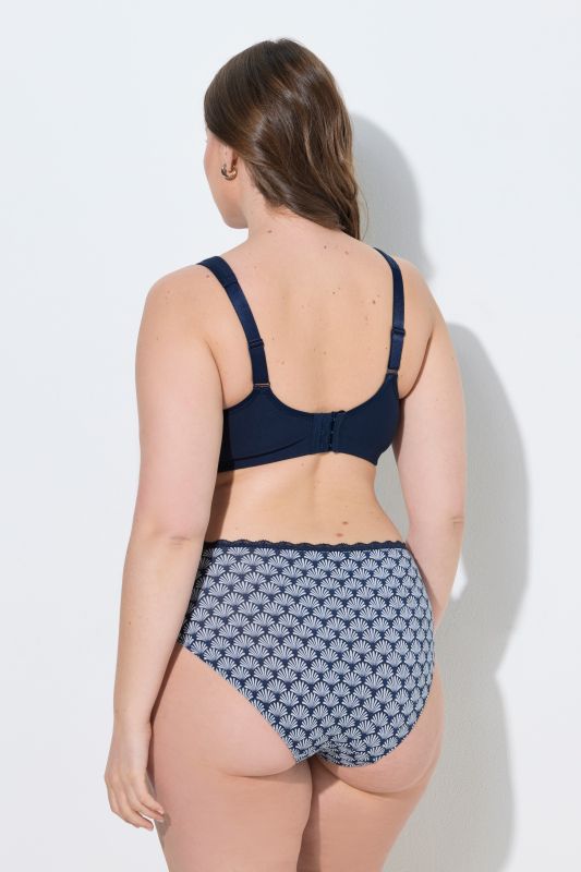Lace Panel Relief Bra
