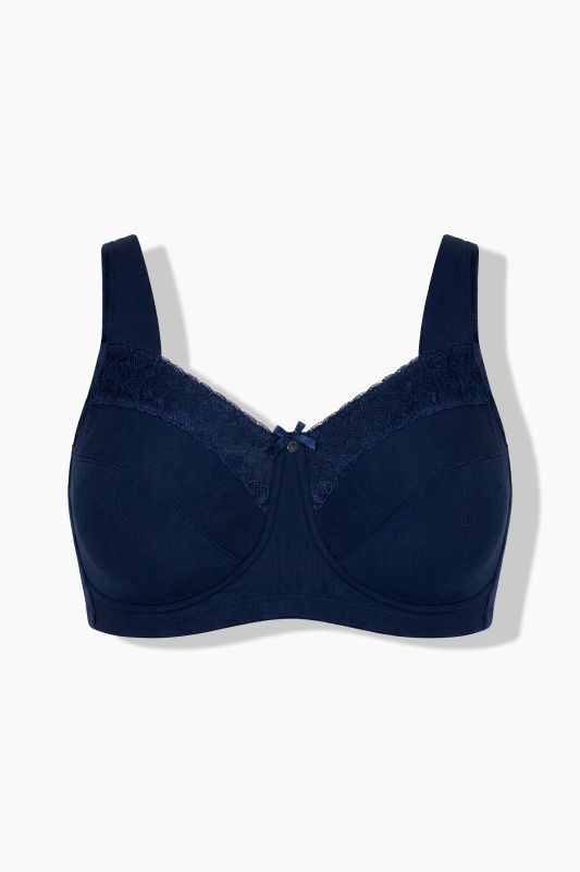 Lace Panel Relief Bra