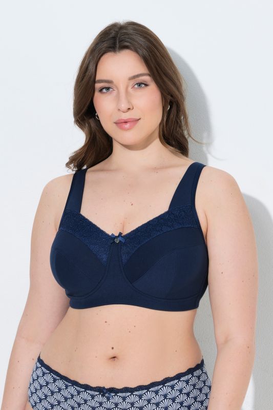 Lace Panel Relief Bra