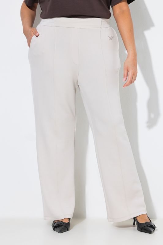 Dressy Elastic Waist Sweatpants