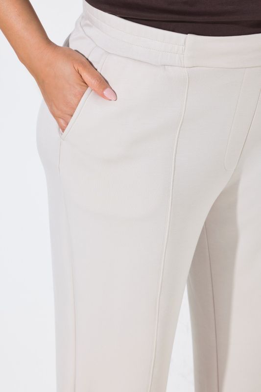 Dressy Elastic Waist Sweatpants