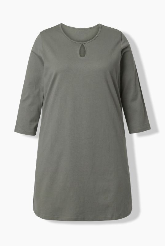 Keyhole Cutout 3/4 Sleeve Knit Tunic