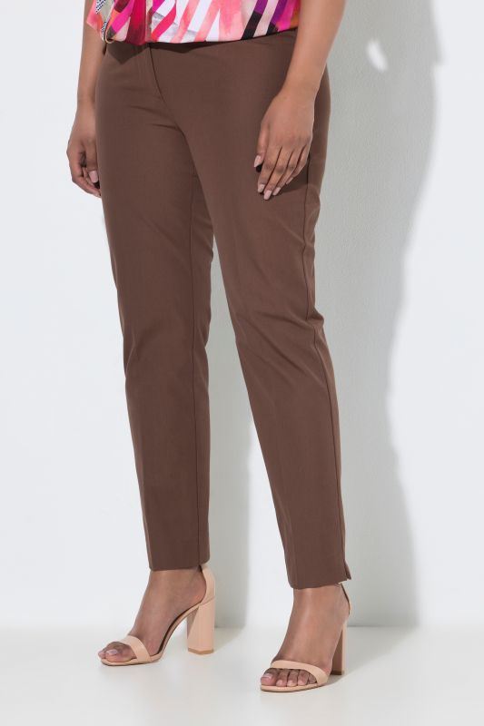 Pressed Crease Elastic Waist Pants