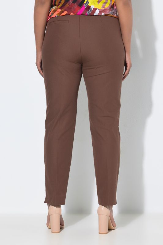 Pressed Crease Elastic Waist Pants