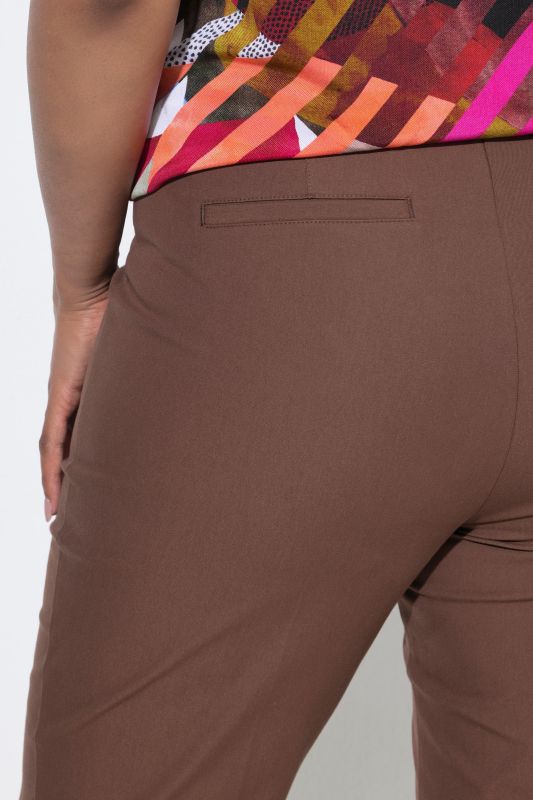 Pressed Crease Elastic Waist Pants