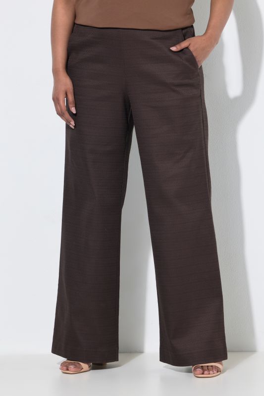 Textured Stripe Comfort Waist Pants