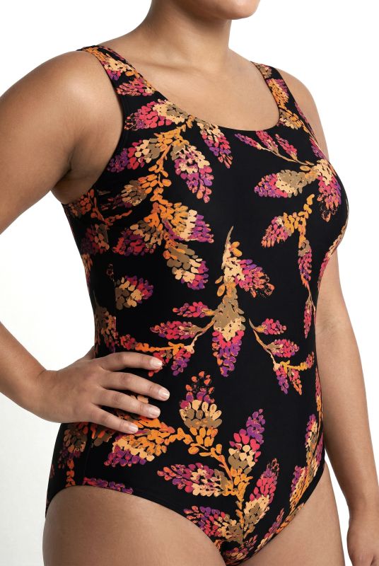 Sunset Leaves One Piece Swimsuit