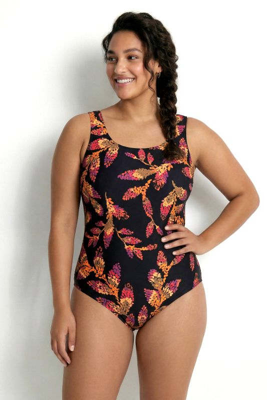 Sunset Leaves One Piece Swimsuit