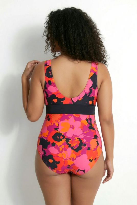 Electric Floral One Piece Swimsuit