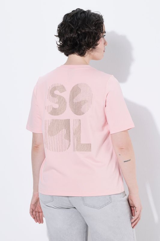Metallic Back Embroidered Tee