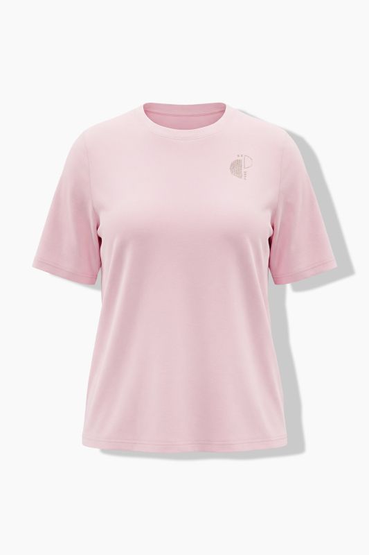 Metallic Back Embroidered Tee