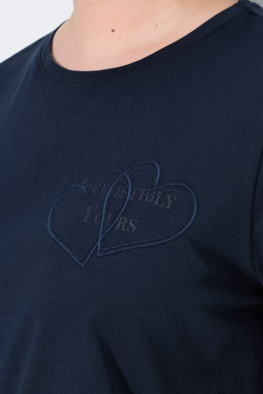 Irresistibly Yours Tonal Embroidered Tee