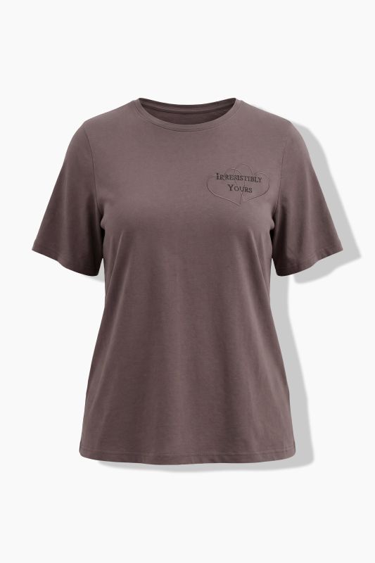 Irresistibly Yours Tonal Embroidered Tee