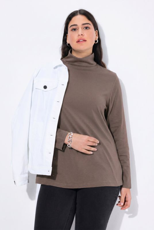 Basic Long Sleeve Slim Fit Turtleneck