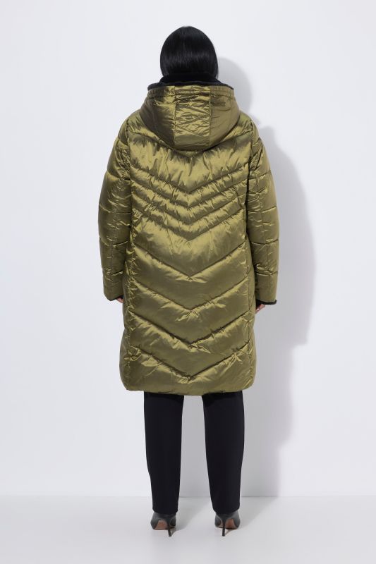 HYPRAR Metallic Quilted Coat