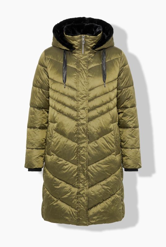 HYPRAR Metallic Quilted Coat