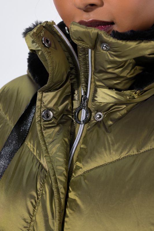 HYPRAR Metallic Quilted Coat